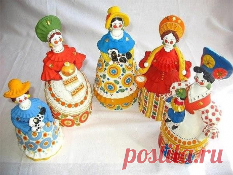 ​Дымковская игрушка детскими руками
