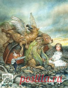 THE MOCK TURTLE - ALICE N WONDERLAND BY OMAR RAYYAN