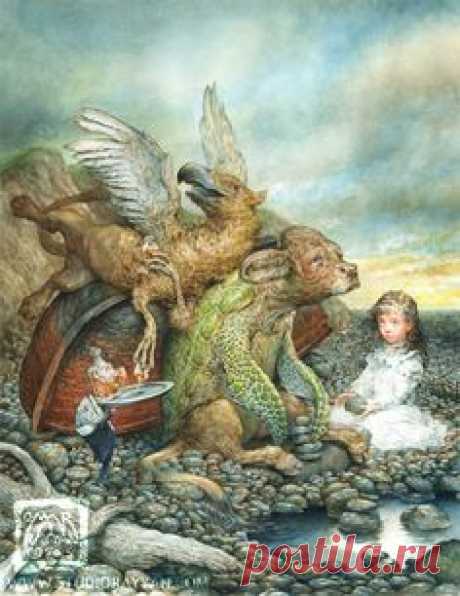 THE MOCK TURTLE - ALICE N WONDERLAND BY OMAR RAYYAN