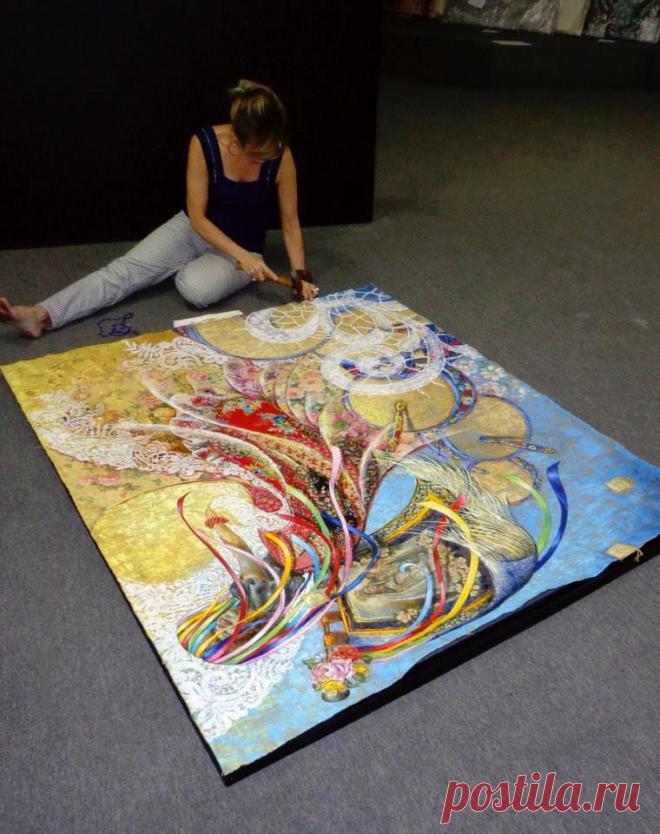 Красочный пэчворк Sandra Freitas