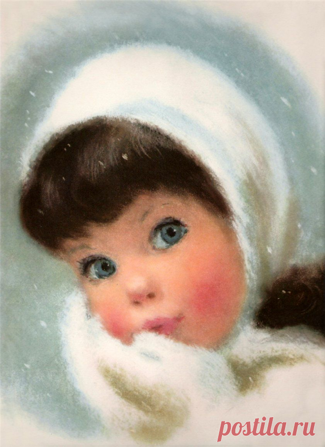 Очаровательные глазки... Frances Hook.