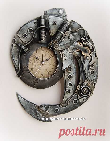 Steampunk Spiral Time clock by Diarment.deviantart.com on @deviantART | Steam punk | Spiral, Clocks and deviantART