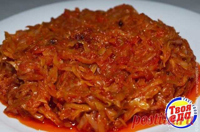 Очень вкусная тушеная капуста