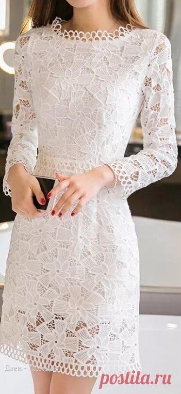 Модели женских платьев с подбором схем | Вязание | Яндекс Дзен