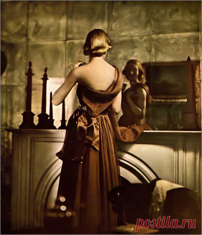 Model, Kodachrome by Genevieve Naylor, Harper's Bazaar, April 1949