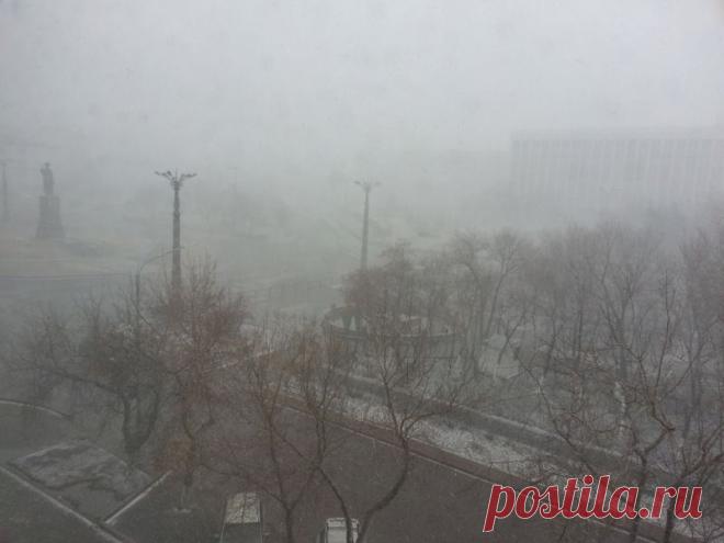 Апрельский снегопад