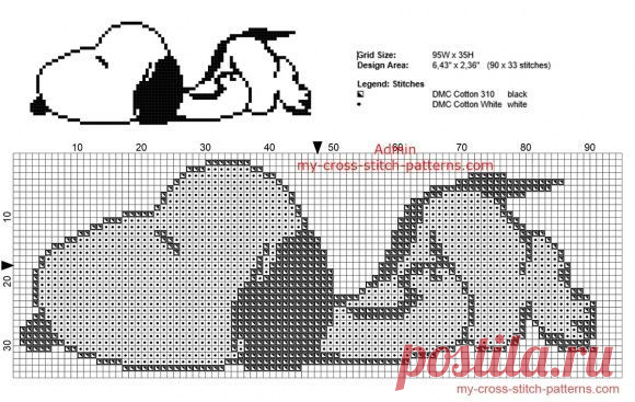 Найдено на сайте my-cross-stitch-patterns.com.