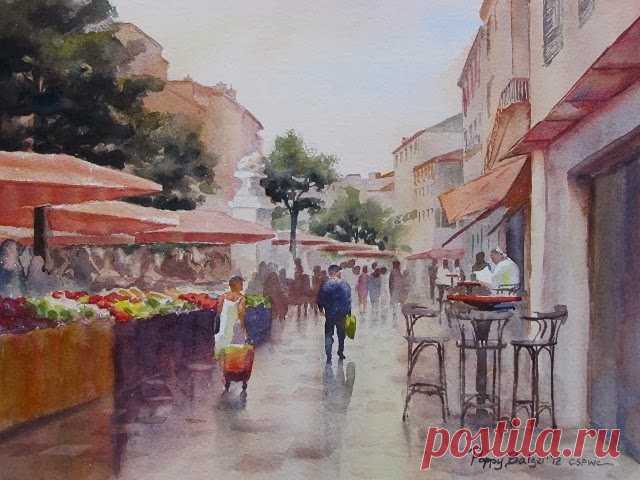 Живопись акварелью. Poppy Balser