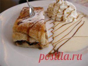 Австрийский яблочный штрудель