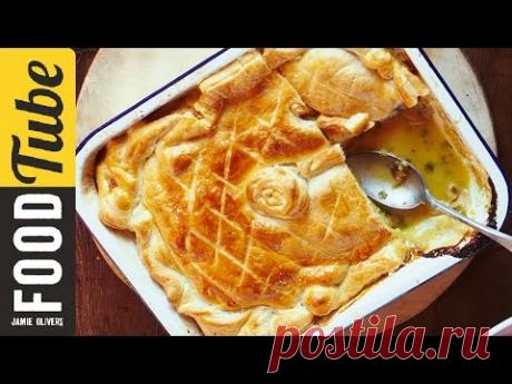 Jamie's Quick Chicken & Mushroom Pie