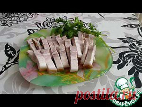 Копченое сало в мультиварке - кулинарный рецепт
