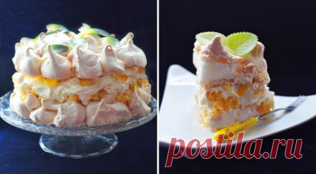 Невесомый торт-безе «Пина Колада» на Gastronom.ru
