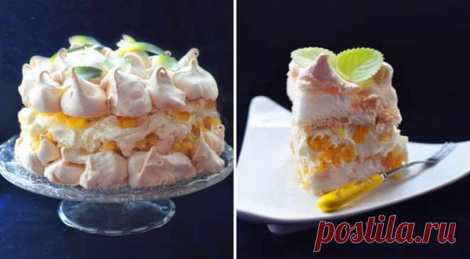 Невесомый торт-безе «Пина Колада» на Gastronom.ru