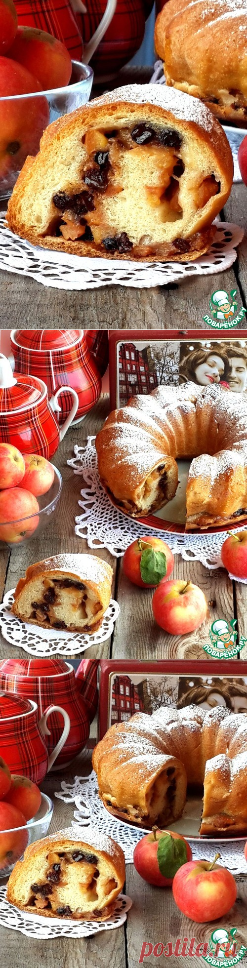 Яблочный рулет "Семейное счастье"