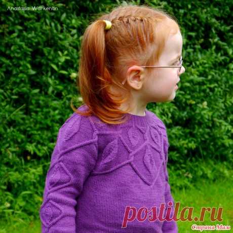 Пуловер по мотивам "Deancing Leaves" - Вязание - Страна Мам