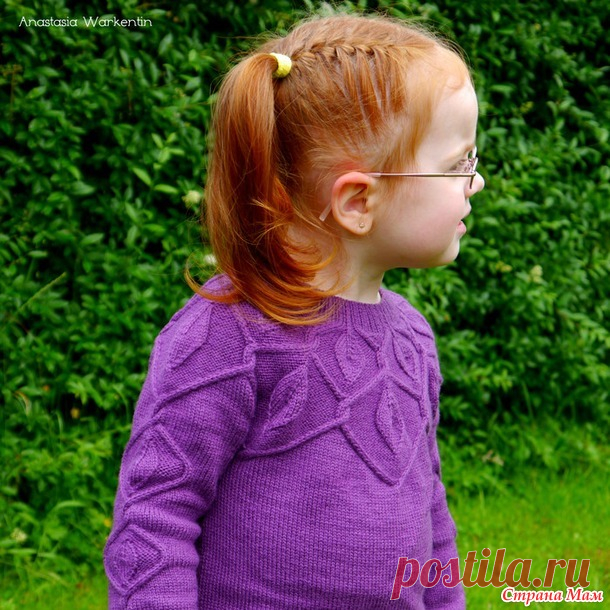 Пуловер по мотивам "Deancing Leaves" - Вязание - Страна Мам