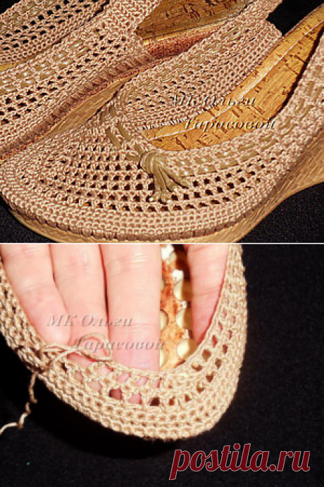 Реставрация обуви, вязаные босоножки - Ярмарка Мастеров - ручная работа, handmade