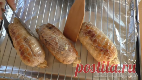 Залейте пивом куриные рулеты / Вы удивитесь, как вкусно! Готовлю вместо колбасы на праздничный стол!