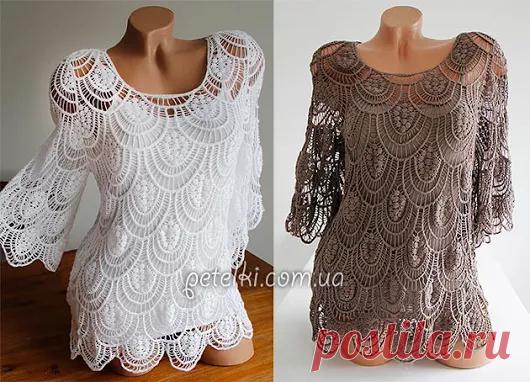 Туника Невозможное возможно по схеме Юлии Поповой - http://petelki.com.ua/871...