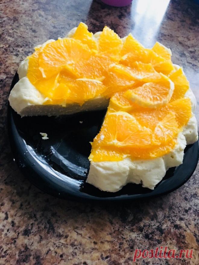 Запеканка творожная с апельсином ПП Описание рецепта на фото!!!