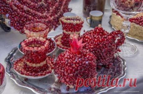 Праздник граната в Азербайджане... Удивительное искусство!