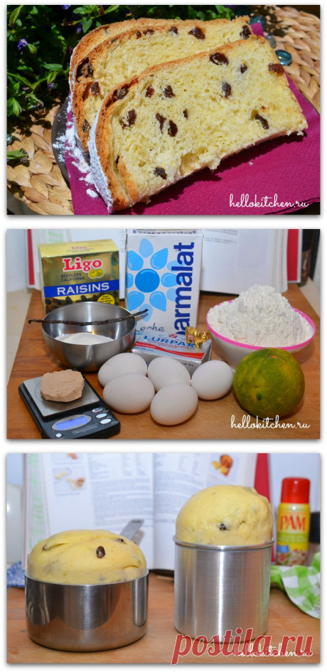 Панеттоне — итальянский кулич. Очень похож на наш пасхальный кулич, но вкус другой.