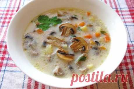 Суп с шампиньонами | CityWomanCafe.com
