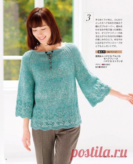 Изысканность и женственность японских вязаных изделий не будут лишними в вашем вязаном гардеробе | Сундучок с подарками | Дзен