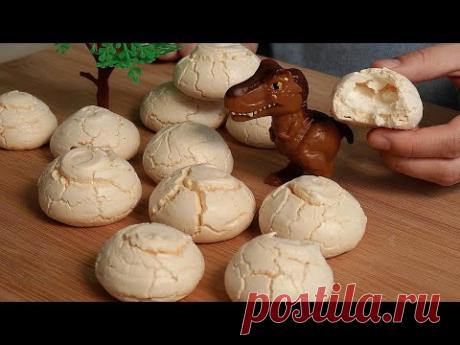 Как приготовить печенье с яйцом динозавра (приготовить из 1 яйца)