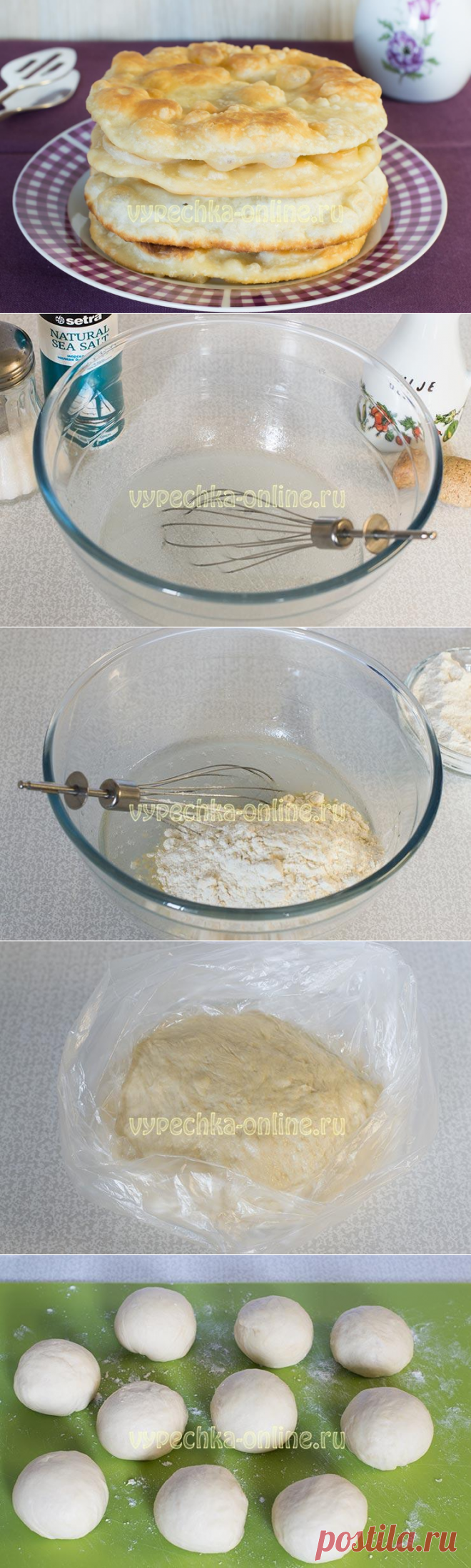 ✔️Лепёшки на минеральной воде и муке на сковороде – 3 простых и быстрых рецепта