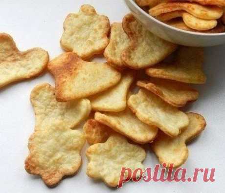 Хрустящие сырные снеки