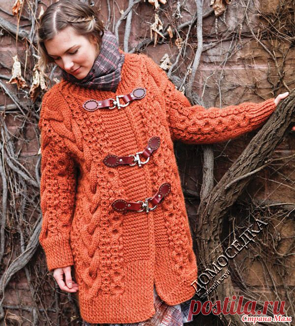 Вязаное пальто дизайнер Нора Гоухан - Вязание - Страна Мам