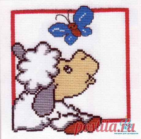 Набор для вышивания крестом ОВЕН 197 (Барашек)