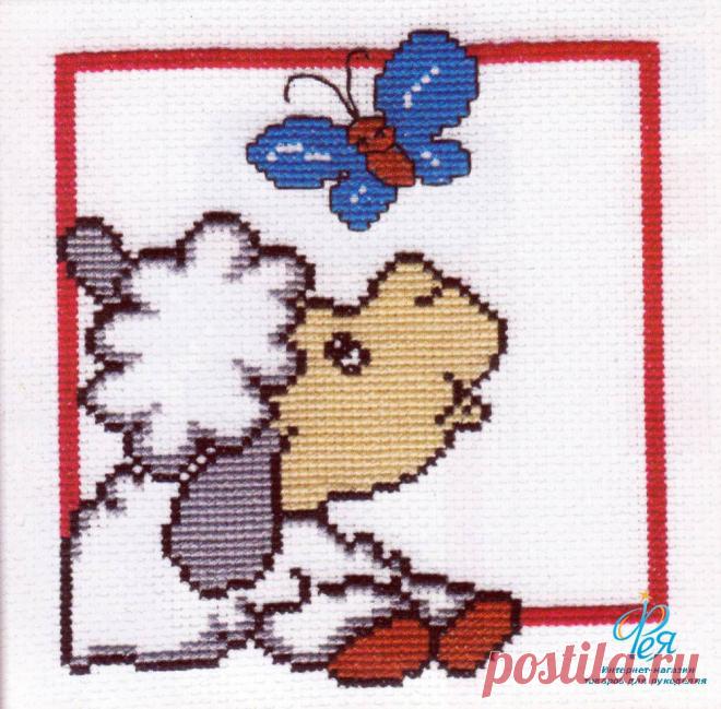 Набор для вышивания крестом ОВЕН 197 (Барашек)