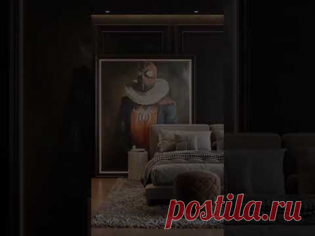 Интерьер спальни. Зеленогорск. #дизайнпроект #дизайнинтерьера #shorts #tiktok