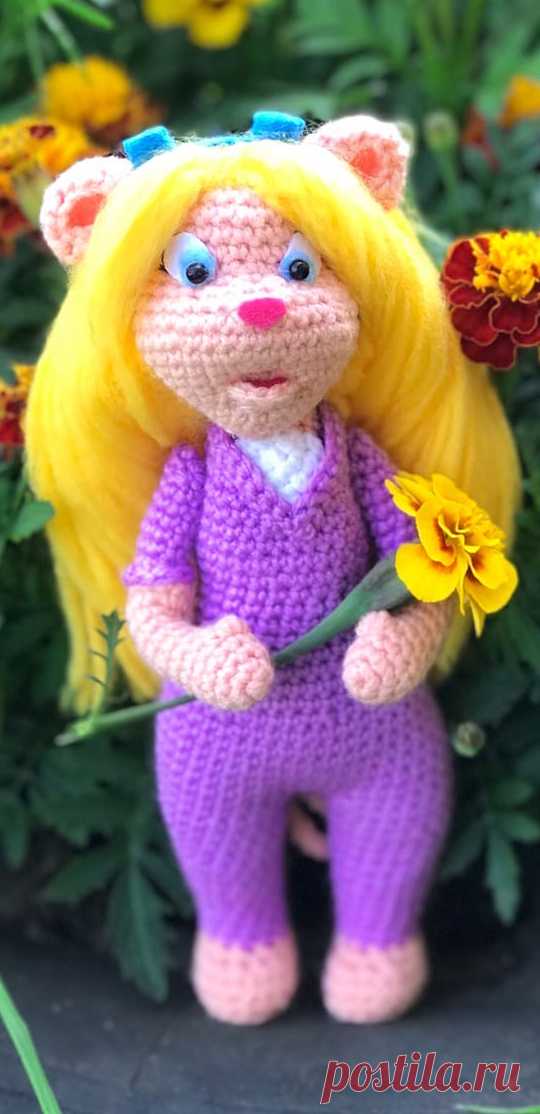 PDF Гаечка крючком. FREE crochet pattern; Аmigurumi animal patterns. Амигуруми схемы и описания на русском. Вязаные игрушки и поделки своими руками #amimore - Мышь, мышка из детского мультфильма Чип и Дейл спешат на помощь, мышонок, крыса.