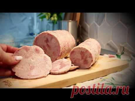 ДОМАШНЯЯ ВЕТЧИНА ИЗ КУРИЦЫ С ВЕТЧИННИЦЕЙ И БЕЗ ВЕТЧИННИЦЫ ( 2 СПОСОБА: ВАРКА И ЗАПЕКАНИЕ)