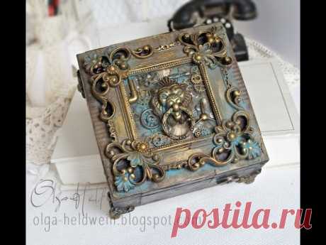 Steampunk Lion Box -