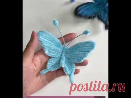 Con bướm handmade từ kẽm nhung| Làm đồ Handmade