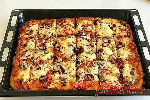 Быстрая и нежная пицца Читать далее...