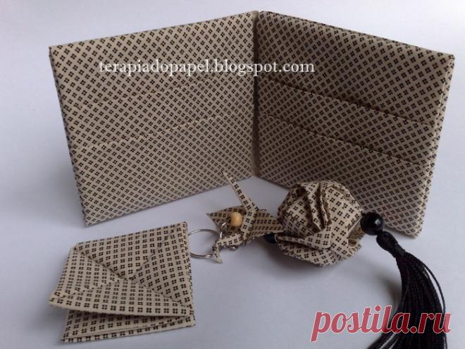 БРЕЛОК из ткани в технике ОРИГАМИ. Видео мастер-класс