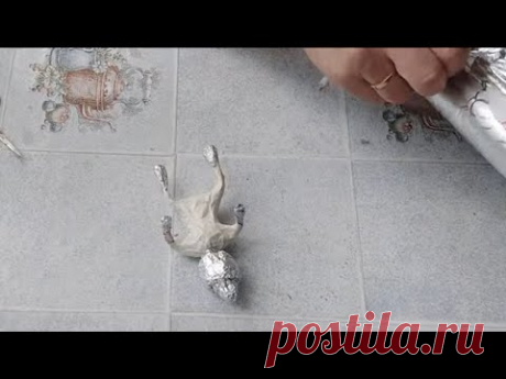 Берем джут и делаем символ 2021 года. Супер бычок в комуфляже. DIY/рукоделие (2020)