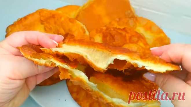 Лепешки на майонезе без дрожжей воздушные, хрустящие и очень вкусные