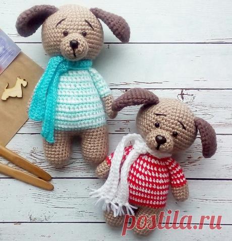 Пёс Барбос амигуруми: схема игрушки крючком | AmiguRoom