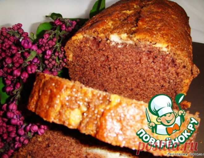 Шоколадный кекс с хрустящей творожной корочкой – кулинарный рецепт