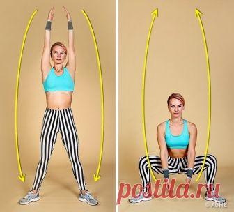 12 упражнений, чтобы подтянуть попу и ноги за 1 неделю