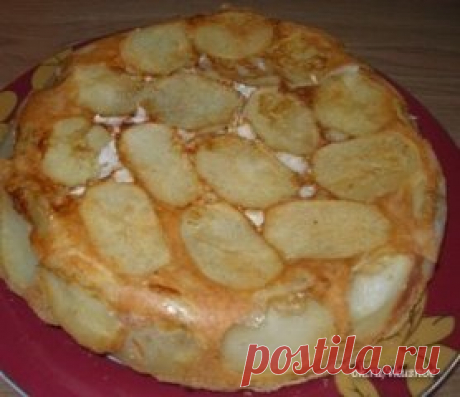 Сытный пирог - это потрясающе!
Ингредиенты:
- 4-5 картофелин
- 2 луковицы
- 1 окорочок
- 2 яйца
- 100 г сметаны (кефира)
- 100 г майонеза
- 1 ст.муки
- 0,5 ч.л. соды
Приготовление:
1.На смазанную маслом и присыпанную мукой (паниров.сухарями, манкой) форму, дно+боковушки, выкладываем картошку круглешами, присыпаем солью; 2.затем мясо + соль, перец; лук +соль, перец
Заливаем тестом: соединяем яйца +соль +сметану +майонез +муку +соду.
3.Выпечь в нагретой до 180-190*С духовке 45-50 минут. Переверн