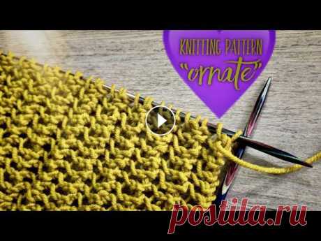 ЭЛАСТИЧНАЯ РЕЗИНКА СПИЦАМИ "ORNATE" / НАБОР КРУГОВЫХ СПИЦ "Magestic" от ???? "Knit Picks" ???? Вяжем эластичный узор спицами для свитера/шарфа/шапочки! Beautiful knitting pattern. Ideal for sweater, scarf, hat.ПРЯЖУ FAETANO можно приобрести в эт...