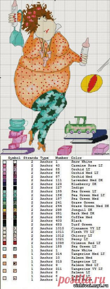 МАМОЧКА - О, ЖЕНЩИНА! - ЛЮДИ - Каталог файлов - ВЫШИВКА КРЕСТОМ