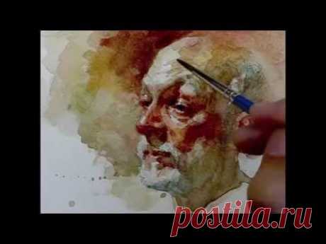 Уроки рисования портрета. Акварель и уголь
